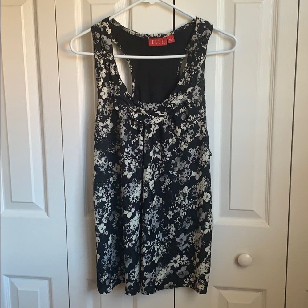 Black & White Floral Tank